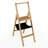 Summerlin WFX Utility™ 3 Step Ladder Foldable Bamboo Step Stool 330lbs Capacity With Tool Storage Bag