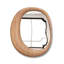 Miroir mural asymétrique en bois manufacturé-407013672-407013679