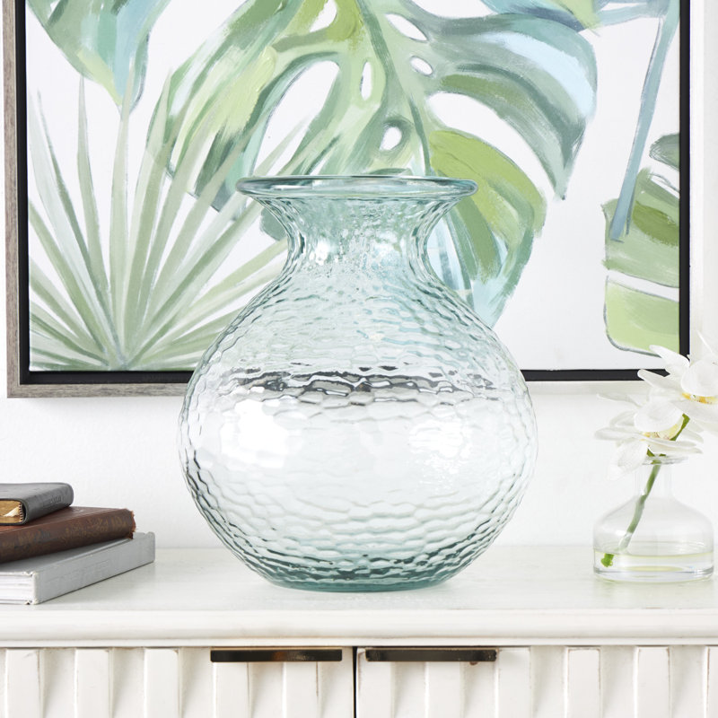 Vase de table en verre fait à la main Hovag