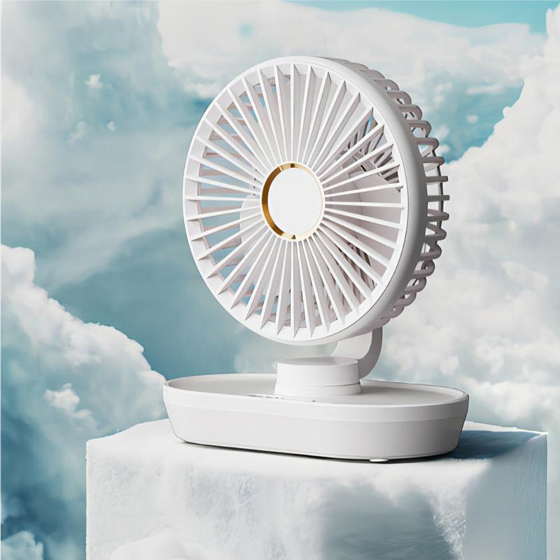Ventilateur de bureau pour bureau, Blanc