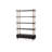Modern Black Solid Manufactured Wood Curio Cabinet