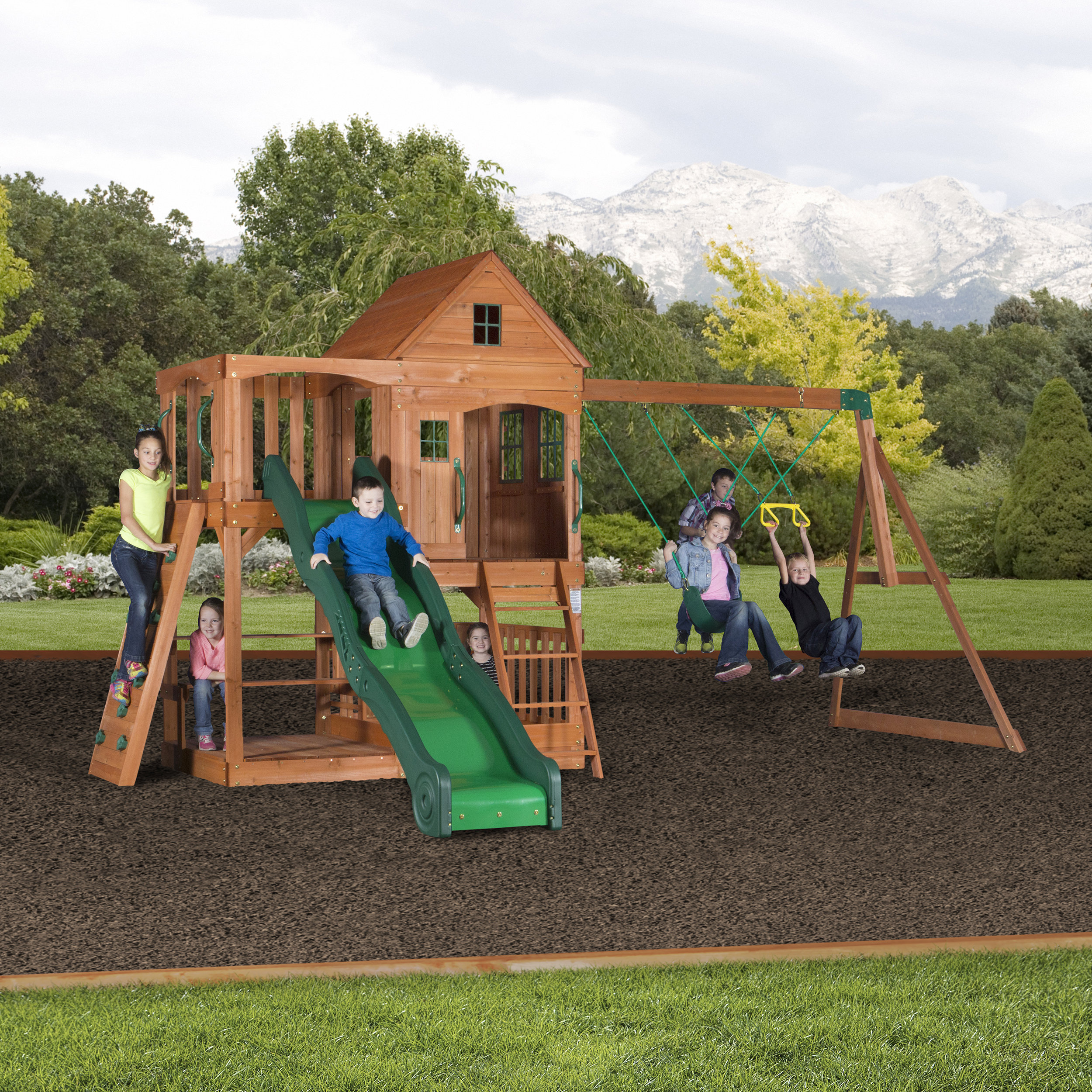 Discovery Oakmont Discovery Swing Set Backyard Discovery Oakmont