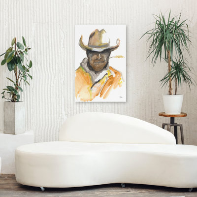 Prairie Man - Contemporary Man Cowboy Hat Art