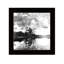 Lakeside Pines Black Framed Print Wall Art