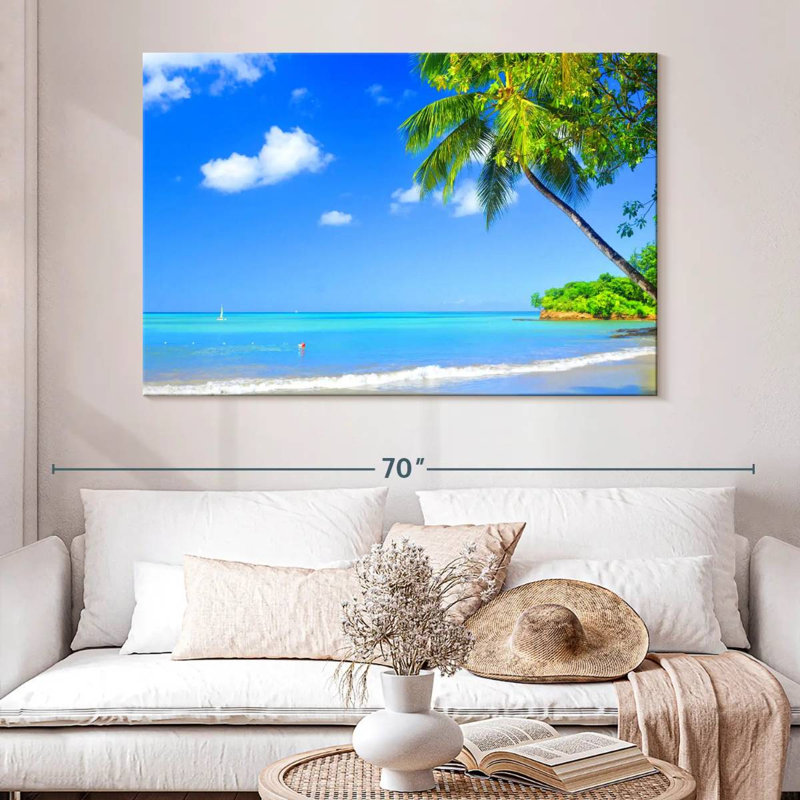 Gillard, Barbade, Caraïbes, plage, H 34 po x l 51 po