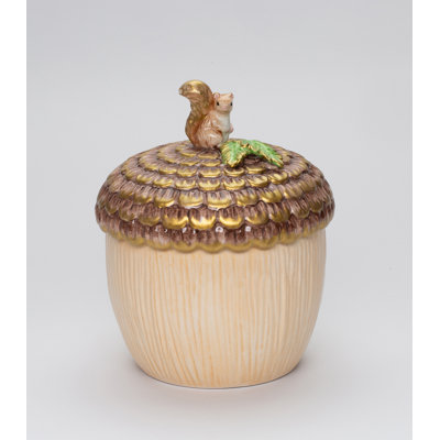 Festive Acorn Candy Jar