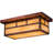 Mission Vintage Copper 2 - Bulb Outdoor Flush Mount