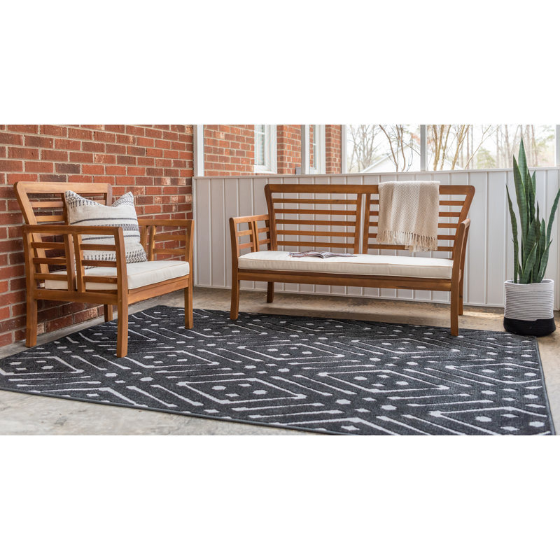 Sabrina Soto Ella Indoor/Outdoor Rug, Rectangle 5'1" x 8'