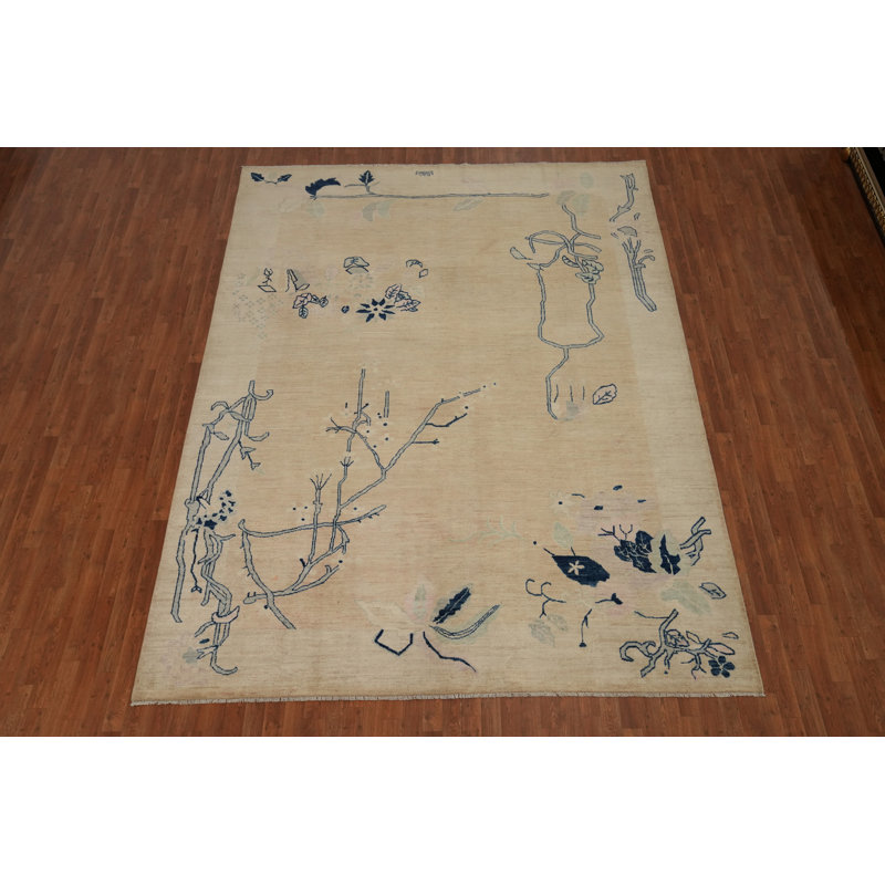 Tapis oriental Art Deco 9 x 12