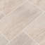 Carrelage de sol et mural en porcelaine mat aspect pierre Chiara Sand 24 po x 48 po-38441699