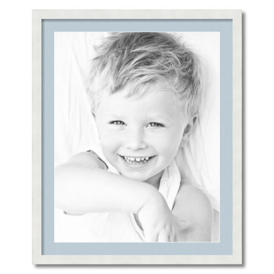 Wood Matte Picture Frame with Mat