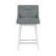 Tabouret pivotant à hauteur réglable en bois et rembourré Dorreen-2124057862-2124057861