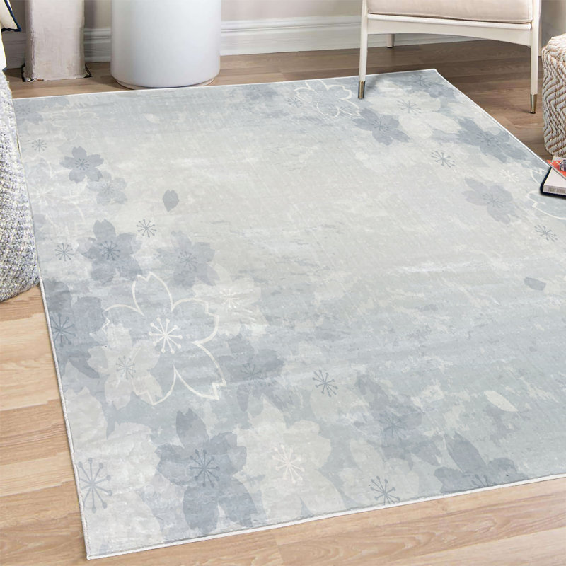 Tapis pâle Ceil, Rectangle 5 pi 2 po x 7 pi 6 po