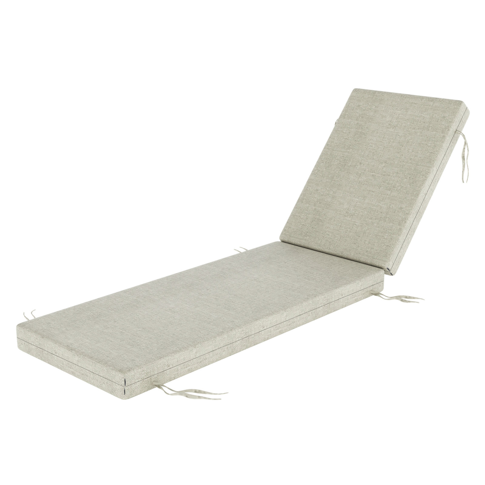 Lani Sunbrella Outdoor Chaise Lounge Cushion, 21" W x 78" D, Sunbrella Play Sage