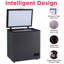 Frigidaire Pi. Congélateur coffre Garage, congélateur en granite avec thermostat réglable, bonde de dégivrage facile et panier grillagé amovible