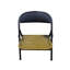 Ensemble de 4 tabourets de bar en rotin - Structure en acier noir pour la cuisine, la chambre à coucher et le salon - Design tissé moderne