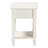 Baxton Studio Raynera End Table With Bobbin Legs - 1-Drawer Accent Table With Spindle Turned Legs And Open Shelf, Cottage Farmhouse Style Side Table For Living Room