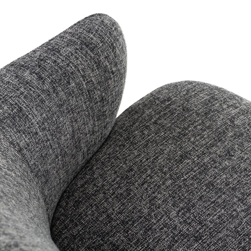 Fauteuil rembourré gris Dooling