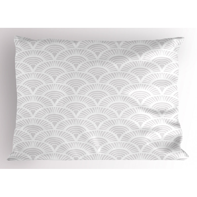 Retro Polyester Geometric Sham, Twin