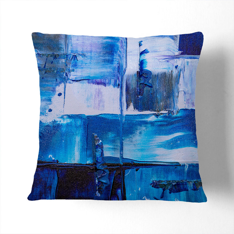Abstract Square Throw Cushion, 40 x 40 cm