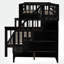 Lit superposé simple avec lit gigogne et rangement élégant pour chambre à coucher simple, couleur, barrière de sécurité-121097398