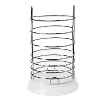 Stainless Steel Oval Utensil Crock