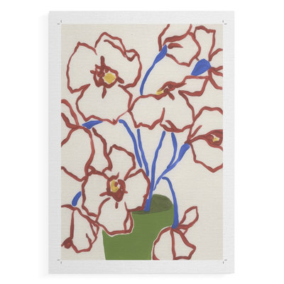 Petal Perimeter II -Canvas Print Only - NOT FRAMED