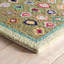Tapis en laine crocheté à la main Cat's Paw Sage-41132441