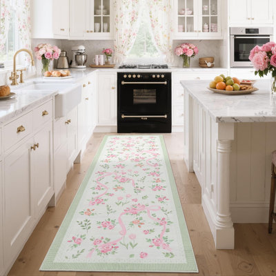Tapis décoratif lavable