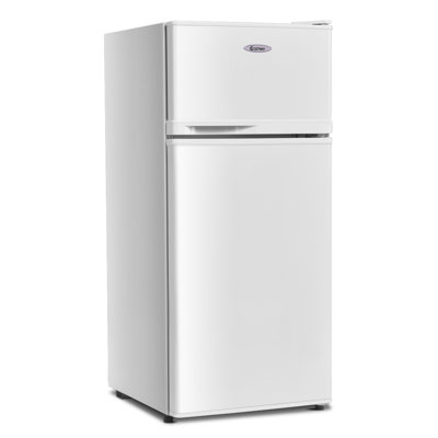 FORCLOVER 3.4 Cubic Feet Freestanding Mini Fridge with Freezer