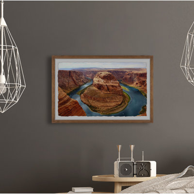 Découpage - Reproduction de photo sur papier encadrée