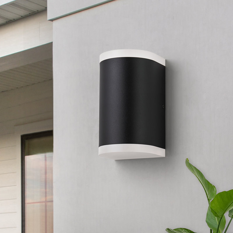 Outdoor Half-Cylinder Up Down Led Wall Light