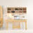 Wall-Mounted Classroom Storage Cabinet with Bench, Compartment Storage Cabinet with Storage Seat