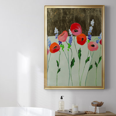 Toile de qualité supérieure coquelicot, prête à être accrochée