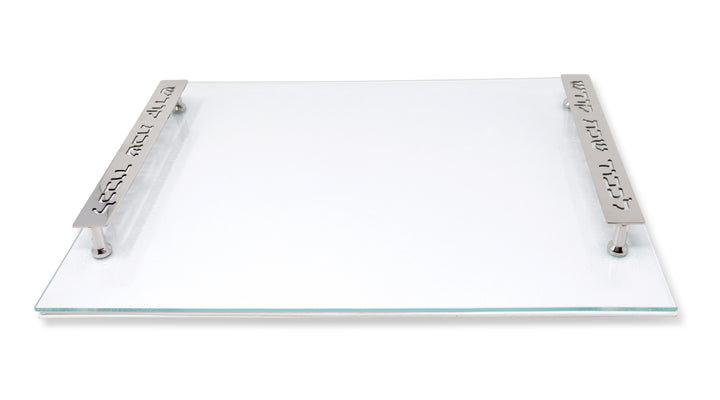 Plateau en verre Emielia, Argent