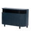 Curved Design Storage Buffets Cabinet Made Of Fraxinus Mandschuric Solid Wood Veneer,Four Doors And Adjustable Shelves-117680587