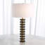 Lampe empilable en marbre - noir