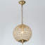 Crystal Globe Chandelier Orb Pendant Light