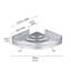 New City Adhesive Mount Shower Shelf-674153875