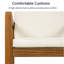 Ensemble de salle à manger 5 pièces avec coussins 5 pièces