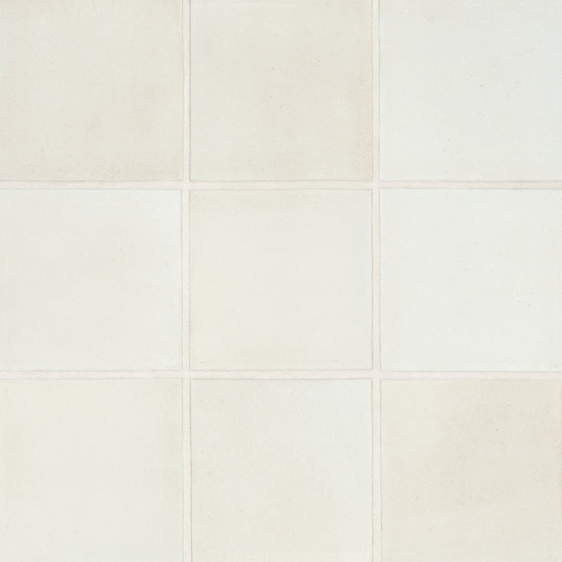 Celine 4" x 4" Porcelain Mosaic Sheet Wall & Floor Tile, White