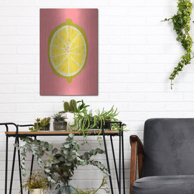  «Fruit Party 2» par Chariklia Zarris, art mural en métal, 12 po x 16 po