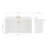 Freitas 67'' Solid Wood Single Bathroom Vanity in White with 1.5'' Pure White Quartz Top, Center, Oval Sink-631950203-656829117-656829114