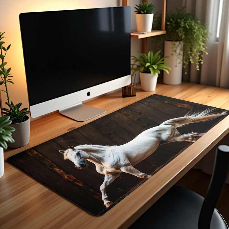 Polyester Desk Pad, 14.4x12.1