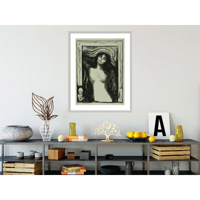 Madonna by Edvard Munch -Framed Giclee Print