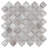 Hudson Tangier 12-3/8 " x 12-3/8 " Porcelain Mosaic Floor and Wall Tile-35927431