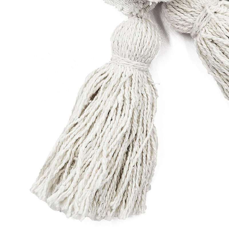 Couverture douce en coton 1pc, Rayures blanches/noires
