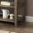 Nibbi 47" Console Table with Wood Frame and Legs, 3 Drawers and 2 Open Shelves Gray-1273093229