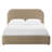 Barella Curved King Upholstered Platform Bed-101181373-101181376