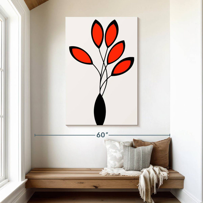 Harnek Cinco Red, 48" H x 32" W